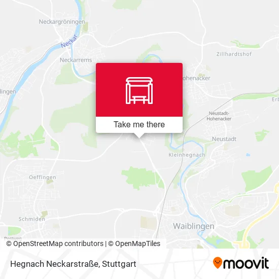 Карта Hegnach Neckarstraße