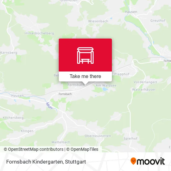 Карта Fornsbach Kindergarten
