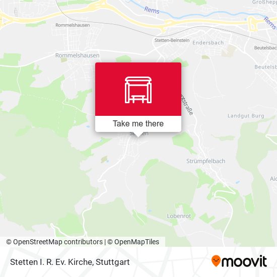 Stetten I. R. Ev. Kirche map