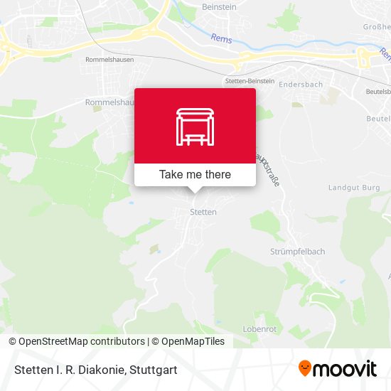 Карта Stetten I. R. Diakonie