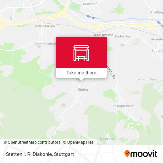 Stetten I. R. Diakonie map
