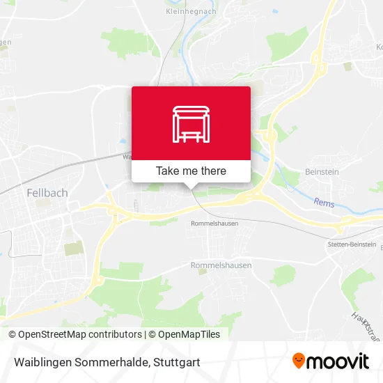 Карта Waiblingen Sommerhalde