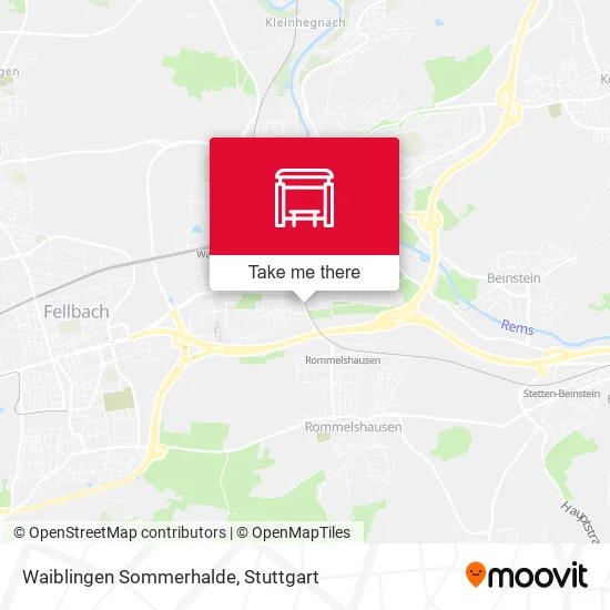 Карта Waiblingen Sommerhalde