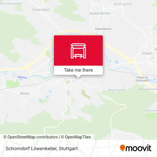 Карта Schorndorf Löwenkeller