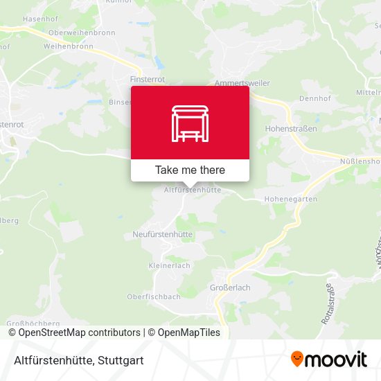 Altfürstenhütte map