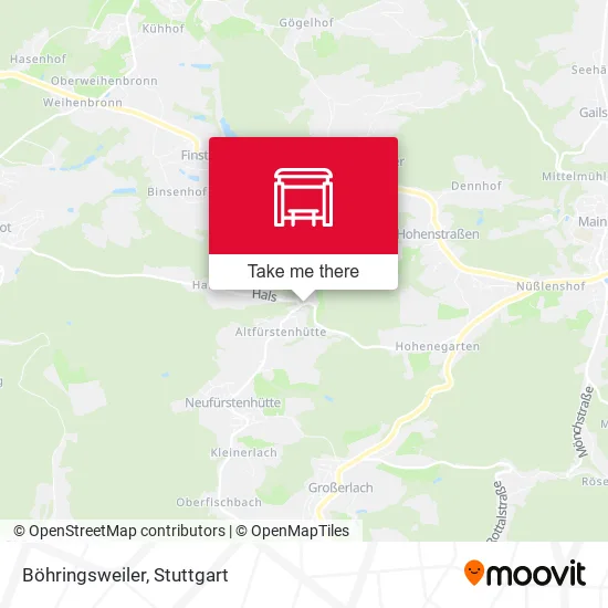 Карта Böhringsweiler