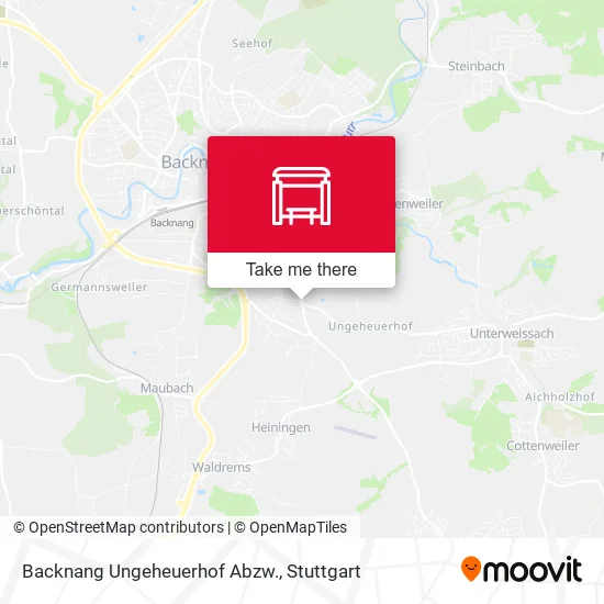 Карта Backnang Ungeheuerhof Abzw.