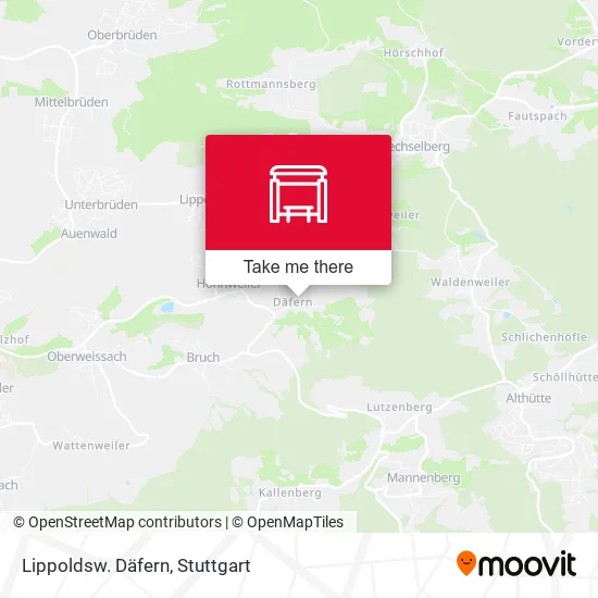 Карта Lippoldsw. Däfern