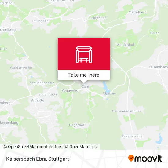 Карта Kaisersbach Ebni