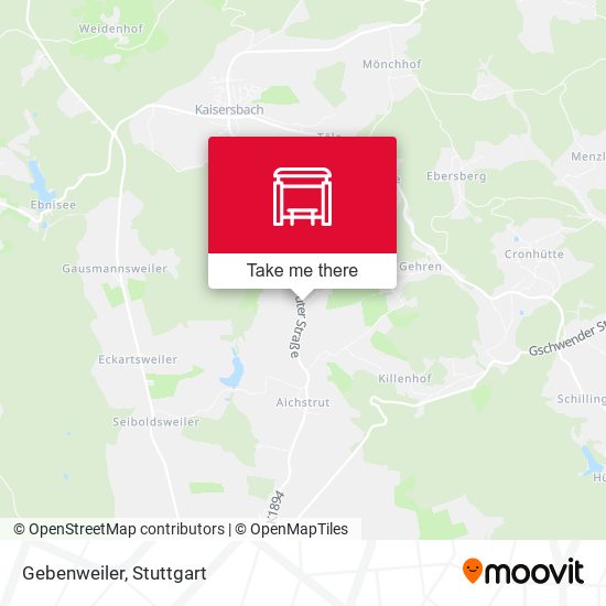 Карта Gebenweiler