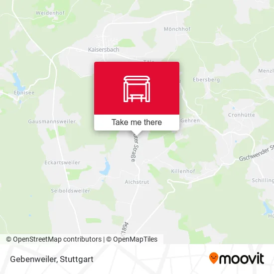 Карта Gebenweiler