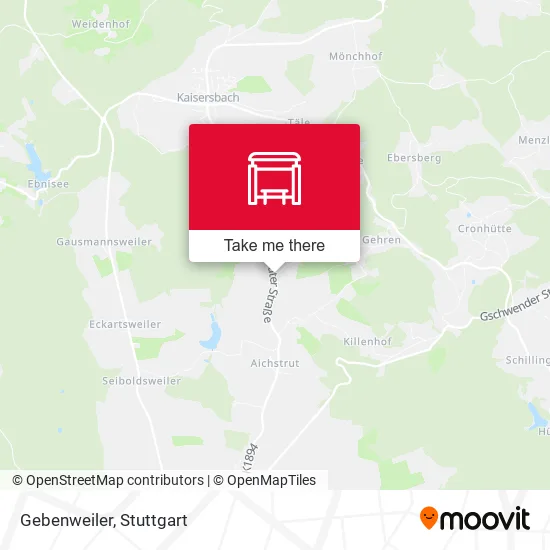 Карта Gebenweiler