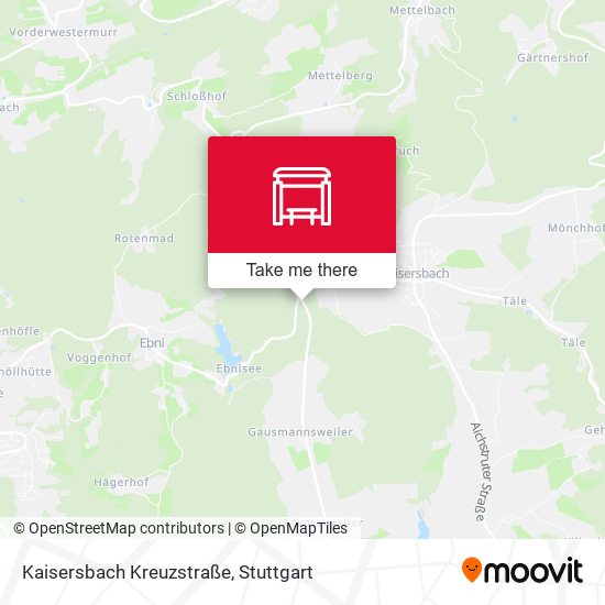 Kaisersbach Kreuzstraße map