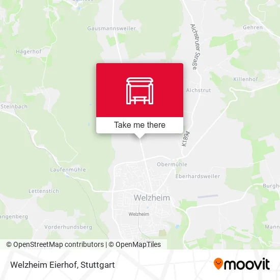 Карта Welzheim Eierhof