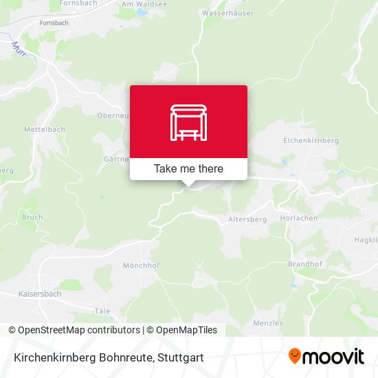 Kirchenkirnberg Bohnreute map