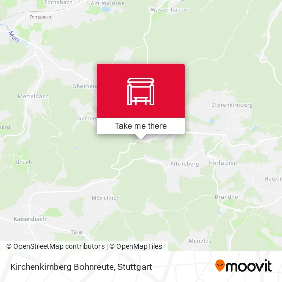 Карта Kirchenkirnberg Bohnreute