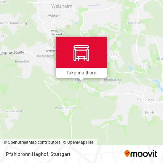 Карта Pfahlbronn Haghof