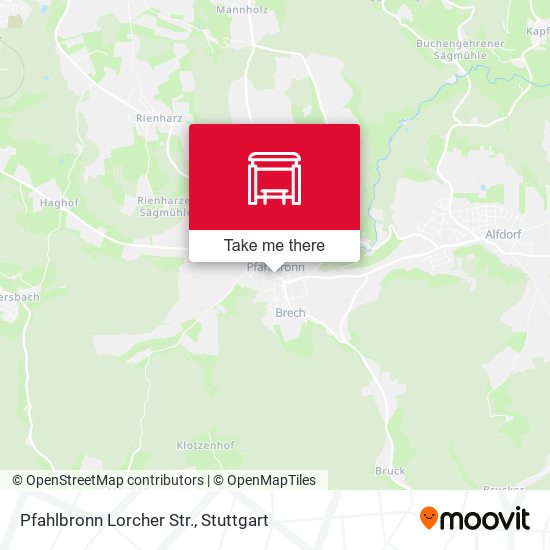 Pfahlbronn Lorcher Str. map