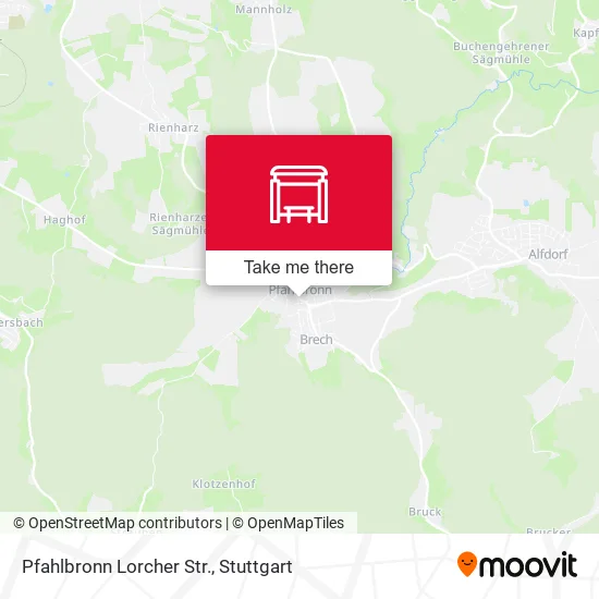 Карта Pfahlbronn Lorcher Str.