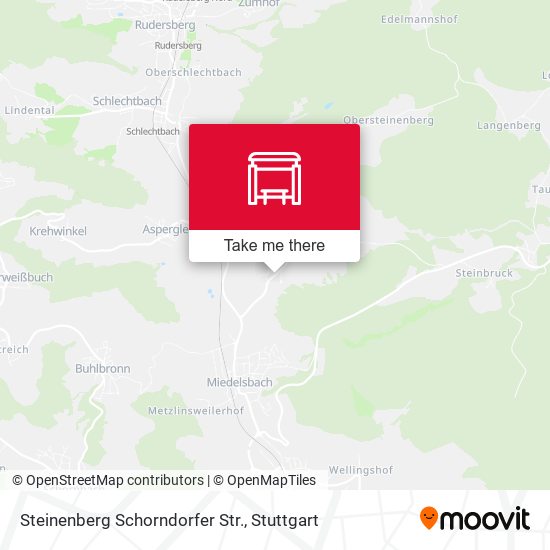 Steinenberg Schorndorfer Str. map