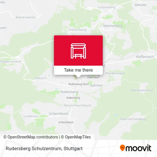 Карта Rudersberg Schulzentrum
