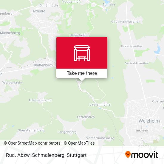 Карта Rud. Abzw. Schmalenberg
