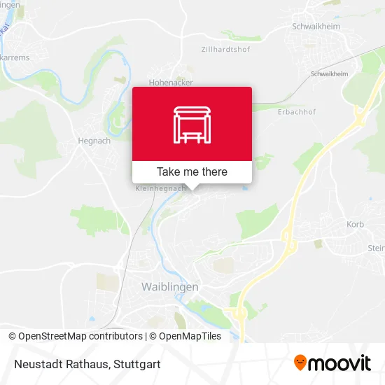 Neustadt Rathaus map