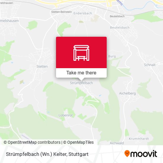 Карта Strümpfelbach (Wn.) Kelter