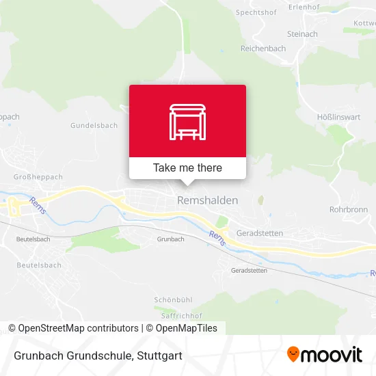 Карта Grunbach Grundschule