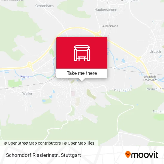 Карта Schorndorf Risslerinstr.
