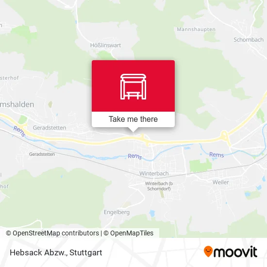 Карта Hebsack Abzw.