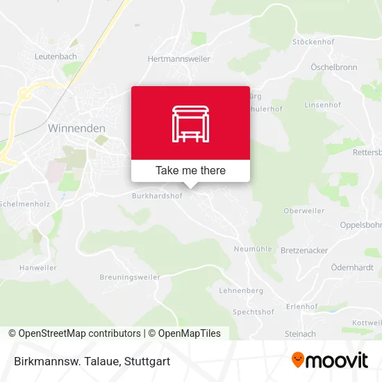 Карта Birkmannsw. Talaue