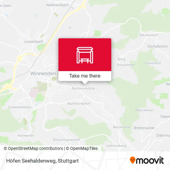 Карта Höfen Seehaldenweg