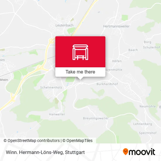 Карта Winn. Hermann-Löns-Weg