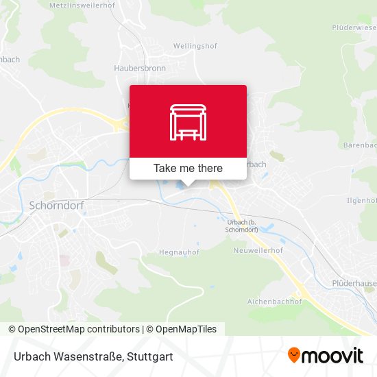 Urbach Wasenstraße map
