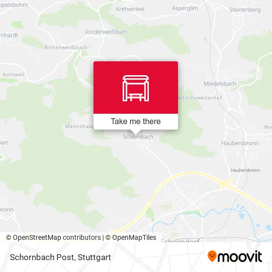 Карта Schornbach Post
