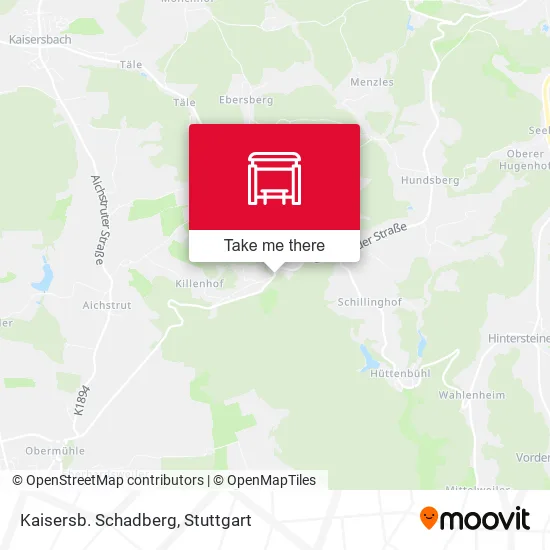 Карта Kaisersb. Schadberg