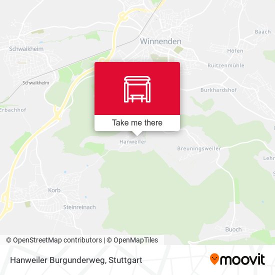 Карта Hanweiler Burgunderweg