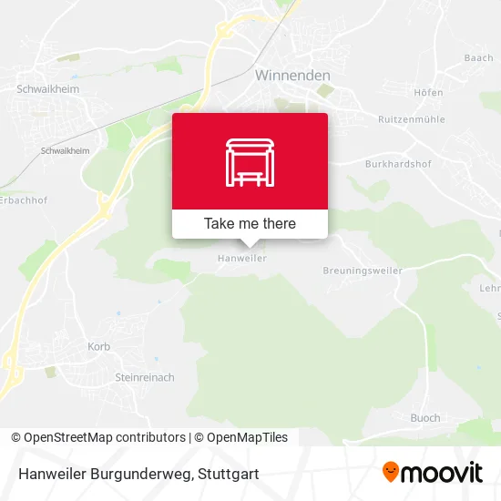 Карта Hanweiler Burgunderweg