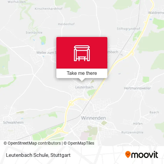 Карта Leutenbach Schule