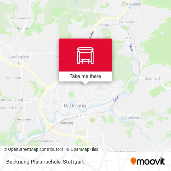 Backnang Plaisirschule map