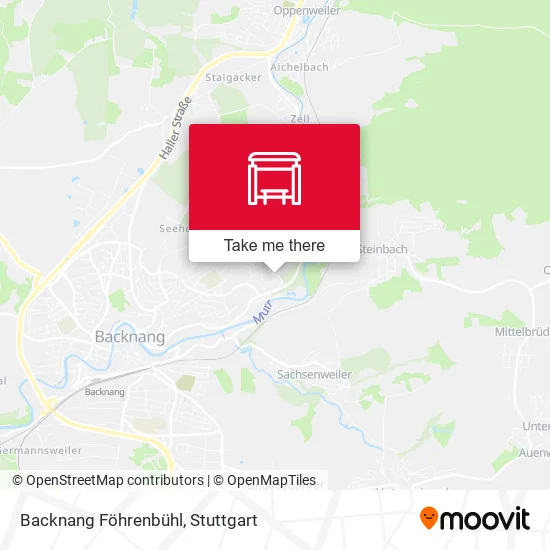 Карта Backnang Föhrenbühl