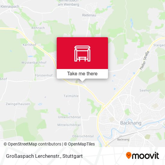 Карта Großaspach Lerchenstr.