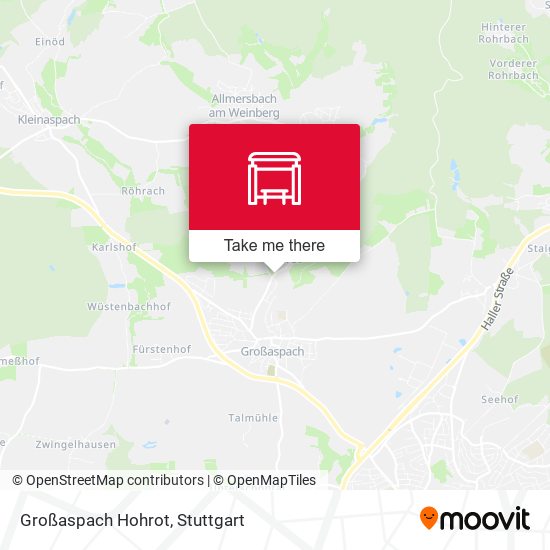 Карта Großaspach Hohrot