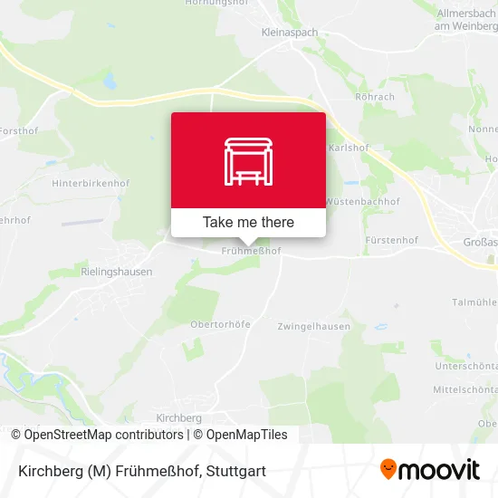 Карта Kirchberg (M) Frühmeßhof