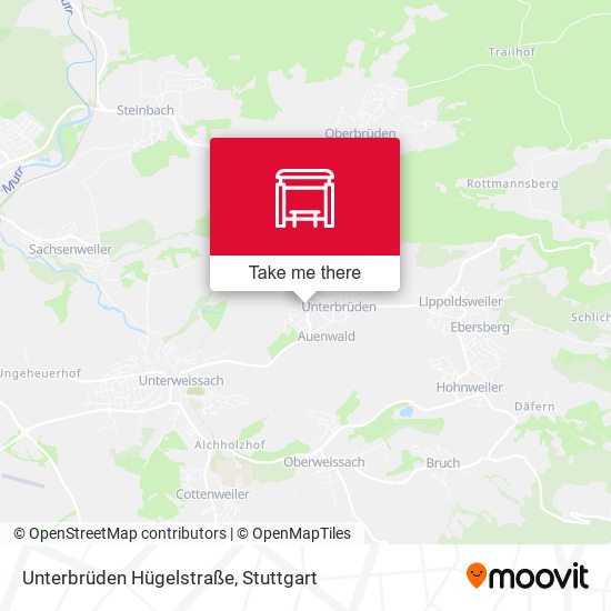 Unterbrüden Hügelstraße map