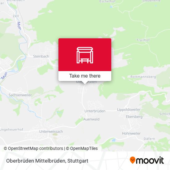 Oberbrüden Mittelbrüden map