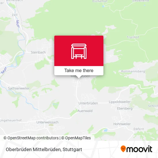 Карта Oberbrüden Mittelbrüden