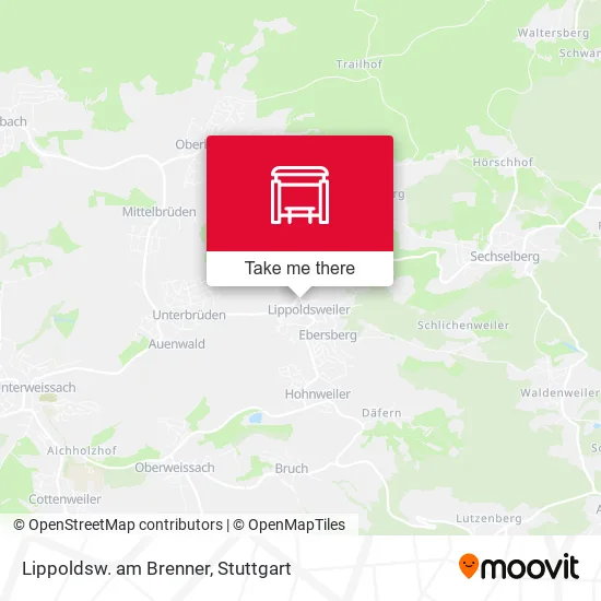 Карта Lippoldsw. am Brenner