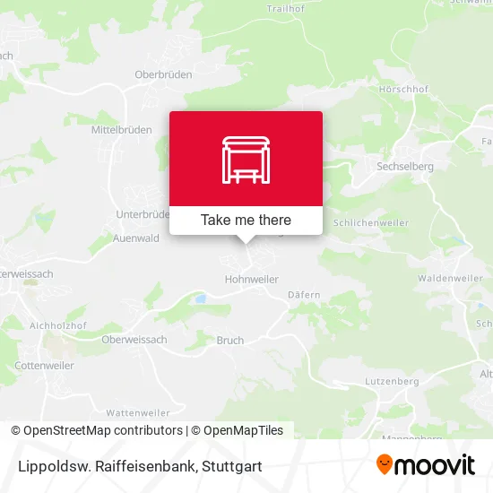 Карта Lippoldsw. Raiffeisenbank